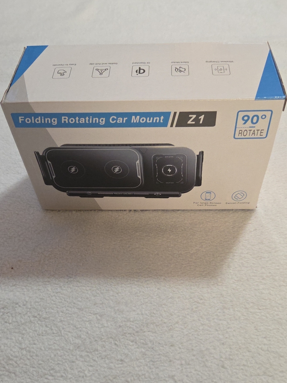 NIB FOLDING ROTATING CAR MOUNT